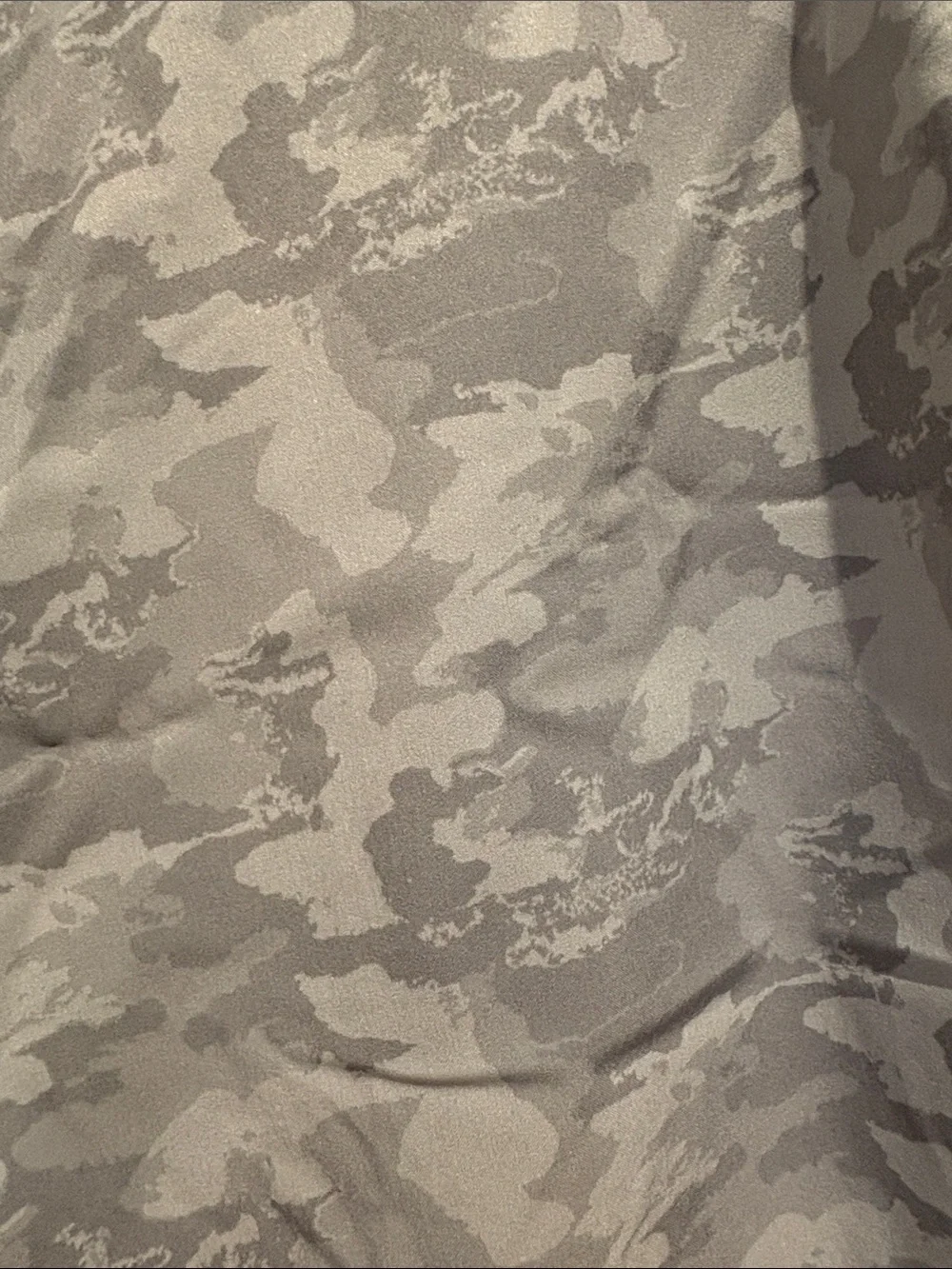 Peter Millar Gray subtle Camo Flat-Front Performance Shorts